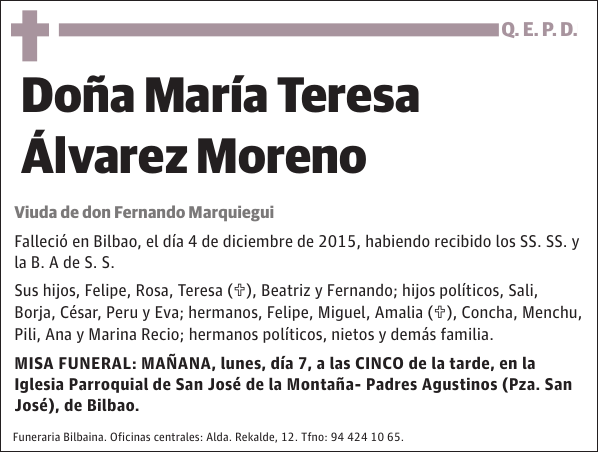 María Teresa Álvarez Moreno