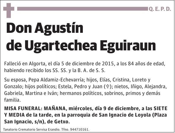 Agustín de Ugartechea Eguiraun