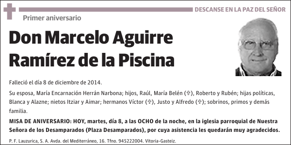Marcelo Aguirre Ramírez de la Piscina