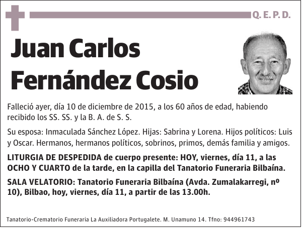 Juan Carlos Fernández Cosio