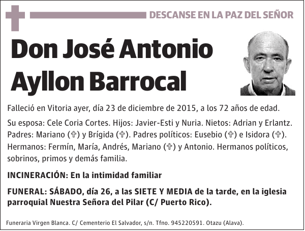 José Antonio Ayllon Barrocal