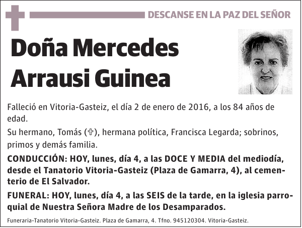 Mercedes Arrausi Guinea