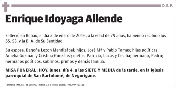 Enrique Idoyaga Allende