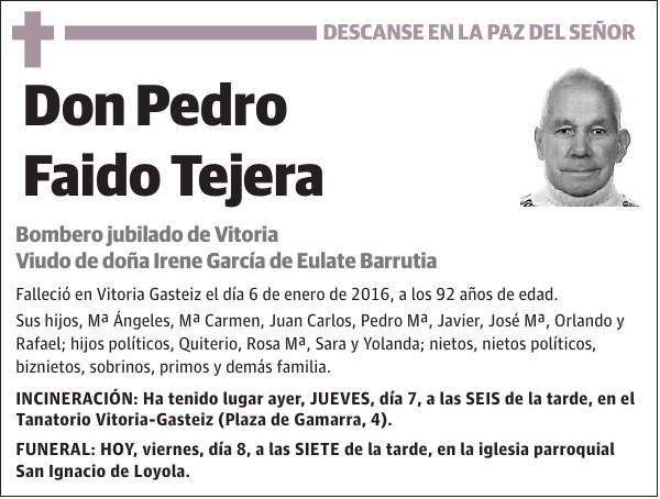 Pedro Faido Tejera