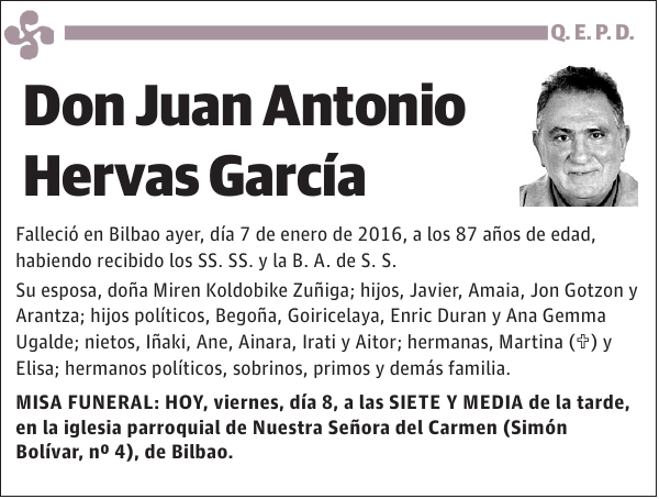 Juan Antonio Hervas García
