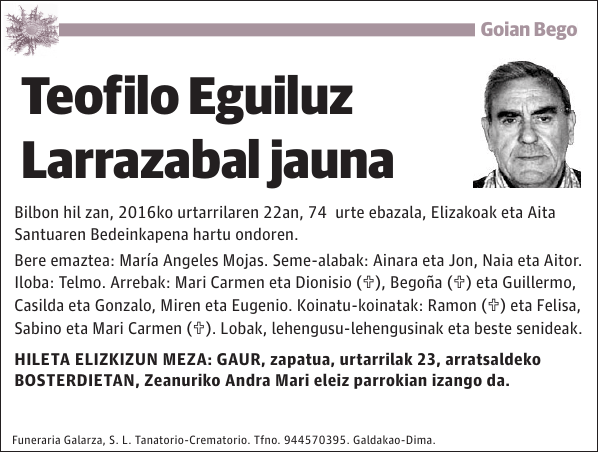 Teofilo Eguiluz Larrazabal