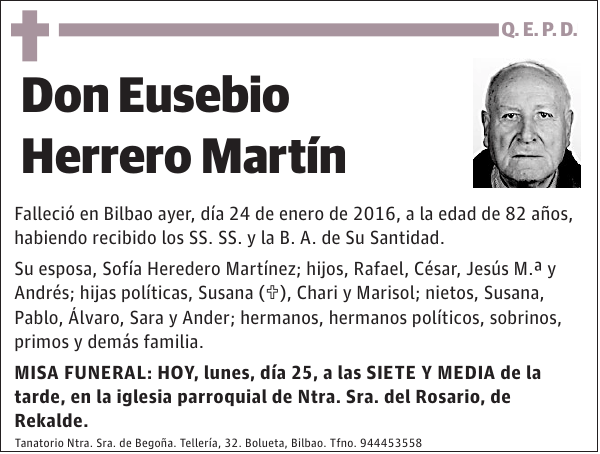Eusebio Herrero Martín