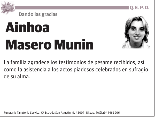 Ainhoa Masero Munin