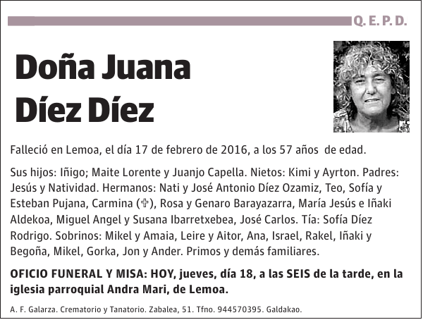 Juana Díez Díez