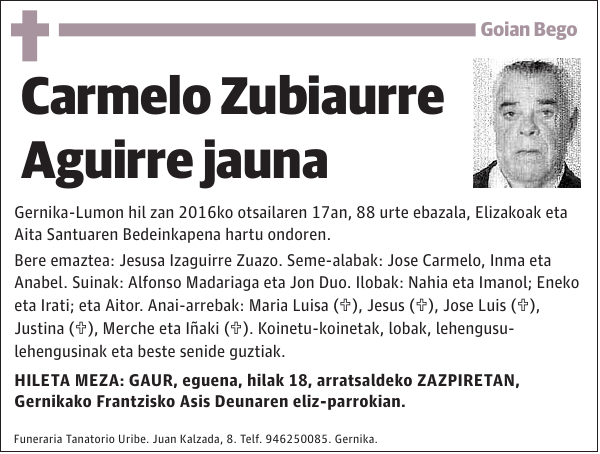 Carmelo Zubiaurre Aguirre