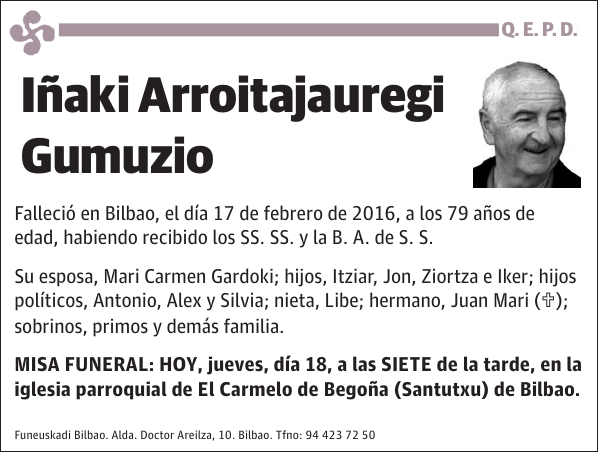 Iñaki Arroitajauregi Gumuzio