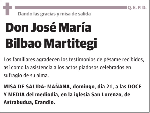 José María Bilbao Martitegi