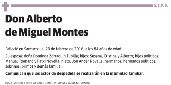 Alberto de Miguel Montes