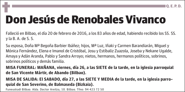 Jesús de Renobales Vivanco