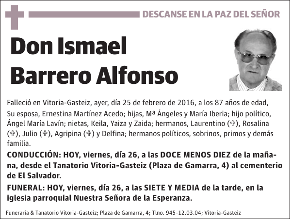 Ismael Barrero Alfonso