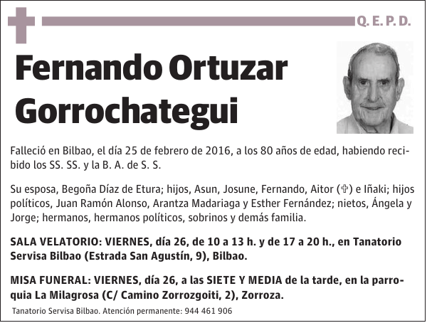 Fernando Ortuzar Gorrochategui