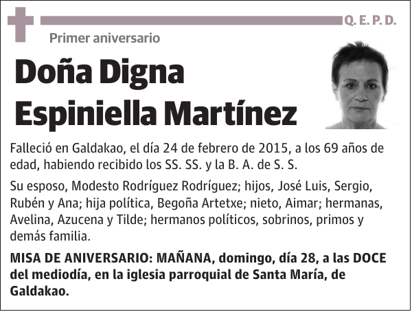 Digna Espiniella Martínez