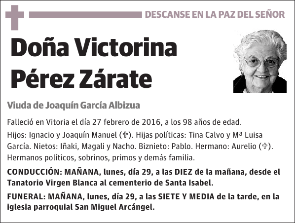 Victorina Pérez Zárate