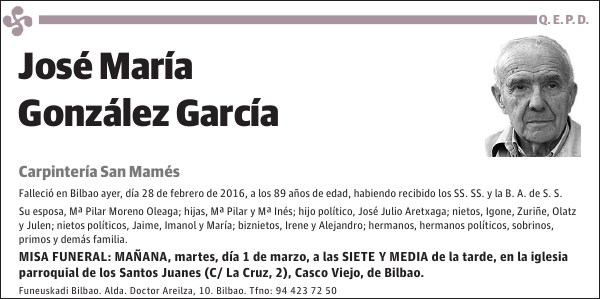 José María González García