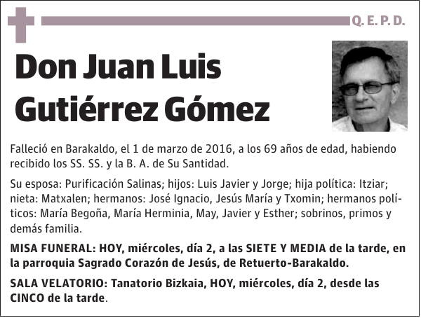 Juan Luis Gutiérrez Gómez