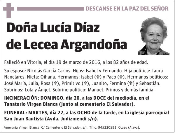 Lucía Díaz de Lecea Argandoña