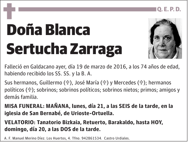 Blanca Sertucha Zarraga