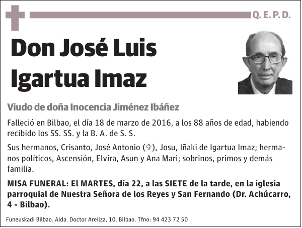 José Luis Igartua Imaz