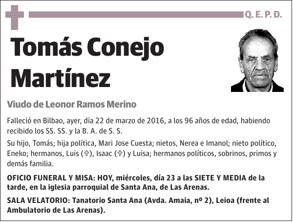 Tomás Conejo Martínez