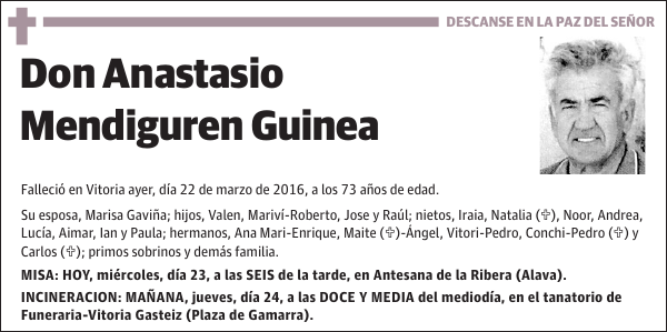 Anastasio Mendiguren Guinea