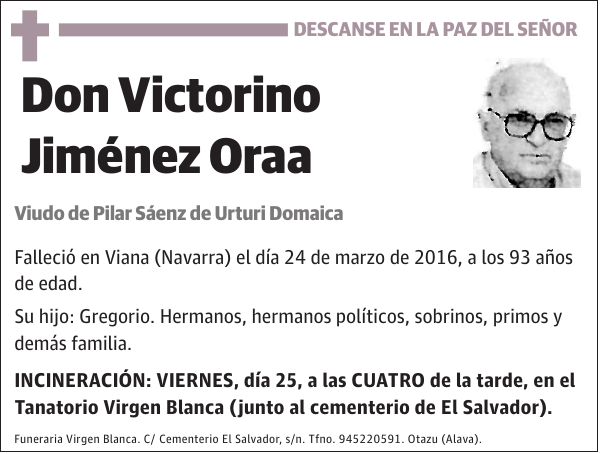 Victorino Jiménez Oraa