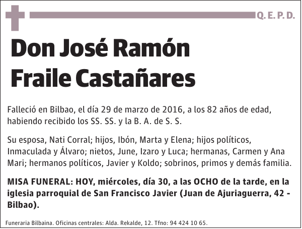 José Ramón Fraile Castañares