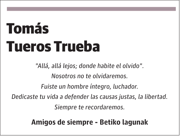 Tomás Tueros Trueba