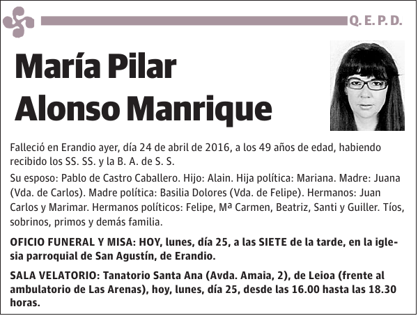 María Pilar Alonso Manrique