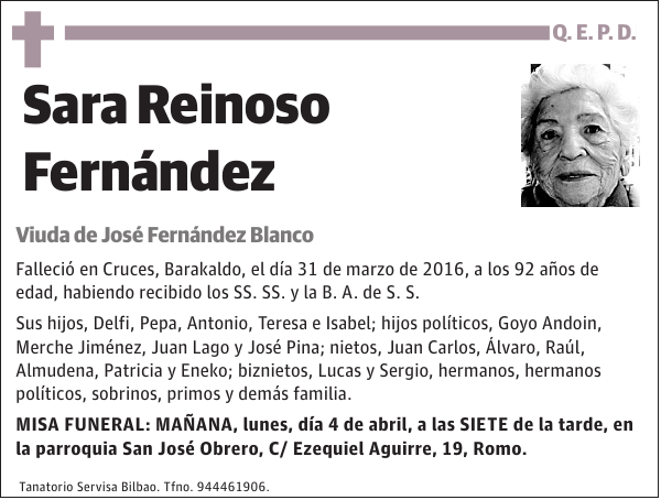 Sara Reinoso Fernández