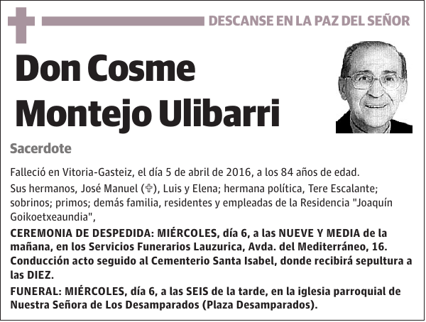 Cosme Montejo Ulibarri