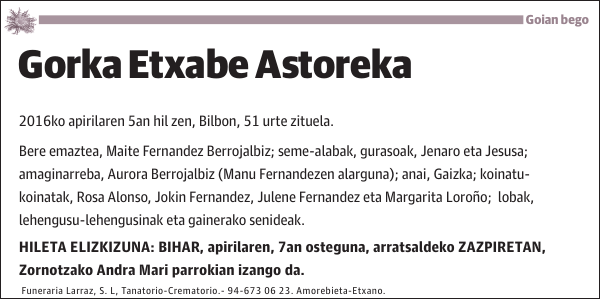 Gorka Etxabe Astoreka