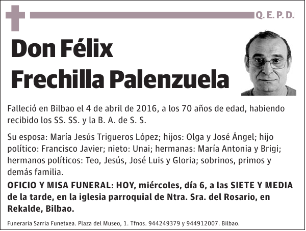 Félix Frechilla Palenzuela