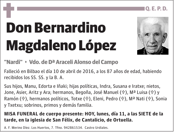 Bernardino Magdaleno López
