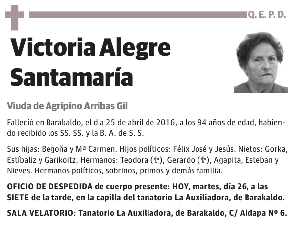 Victoria Alegre Santamaría