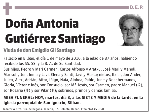 Antonia Gutiérrez Santiago