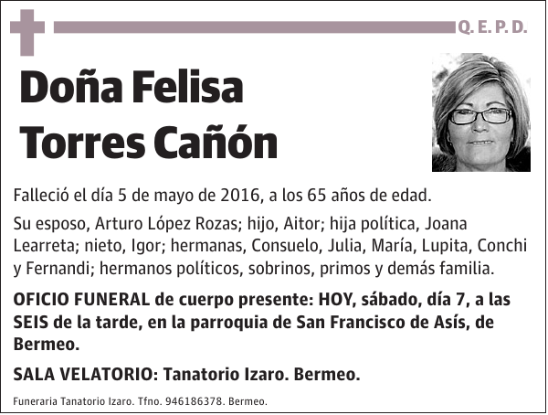 Felisa Torres Cañón