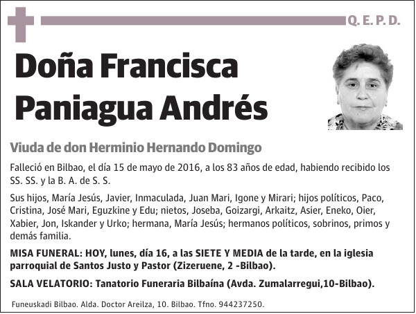 Francisca Paniagua Andrés