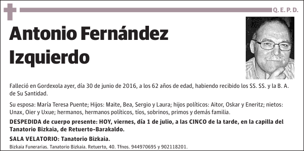 Antonio Fernández Izquierdo