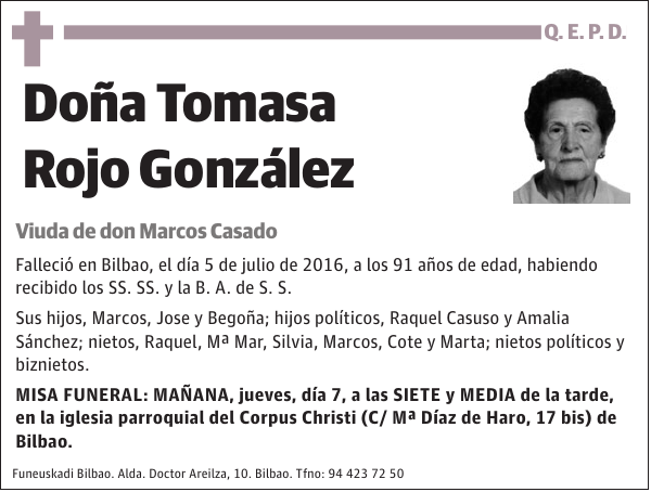 Tomasa Rojo González