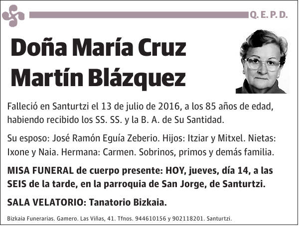 María Cruz Martín Blázquez