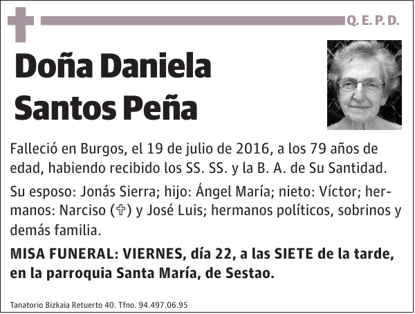 Daniela Santos Peña