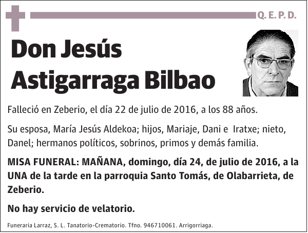 Jesús Astigarraga Bilbao