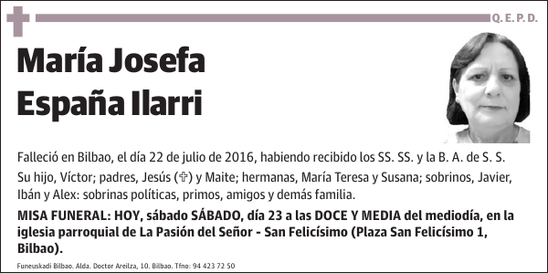 María Josefa España Ilarri