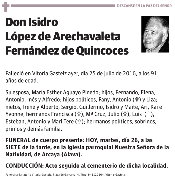 Isidro López de Arechavaleta