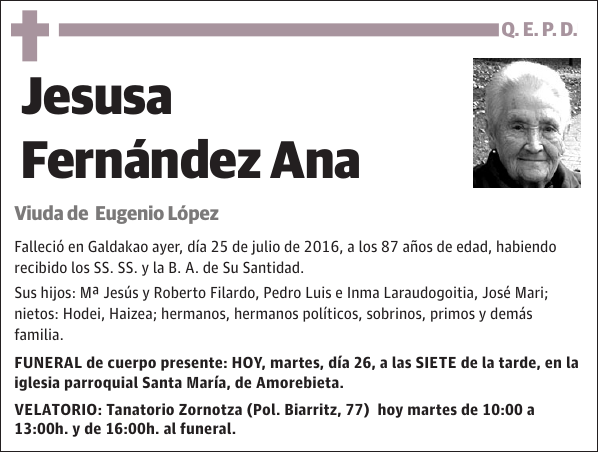 Jesusa Fernández Ana
